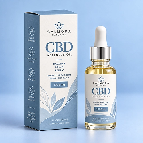 Wholesale CBD dropper bottle boxes for wellness businesses
