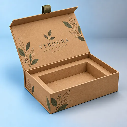 Custom kraft rigid boxes for premium products and luxury gift packaging