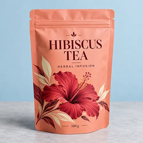 Custom tea pouches for packaging and storing loose-leaf tea blends