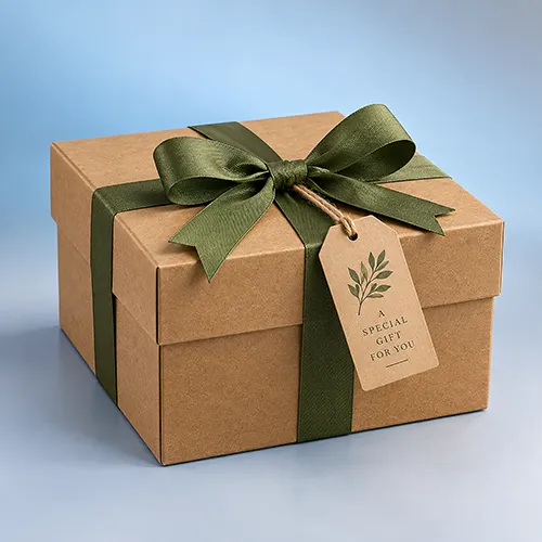 Custom printed kraft gift boxes for branded gifts