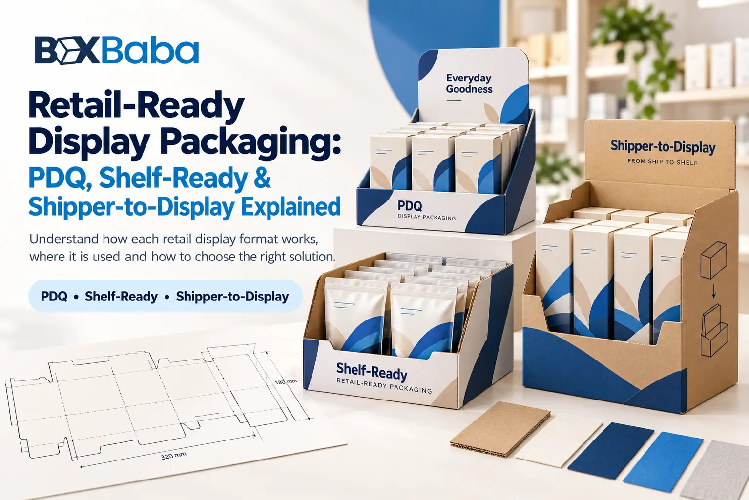 Retail-Ready Display Packaging: PDQ, Shelf-Ready & Shipper-to-Display | BoxBaba